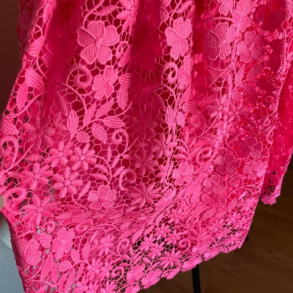 Alice + Olivia - Iris Floral Lace Sleeveless Dress - Picture 4 of 15